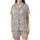 Animal Lovers' Cute Stylized Cartoon Satin Short-Sleeve Pajamas Set - 2
