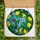 Nature's Jewel: Stained Glass Hummingbird, Lemons & Blossoms Art Print Stained Glass Suncatcher - 4