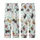 Cat Lovers' Whimsical Festive Cats Watercolor Pattern with Santa Hats, Gift Boxes, Ornaments, Snowflakes on Pastel Blue Kid Satin Pajamas Set - 3