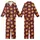Cozy Style Fans' Seamless Repeat Sleepy Orange Cartoon Cats & Zzz Moons on Deep Burgundy Pattern Kid Satin Pajamas Set - 1