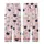 Cat Lovers' Whimsical Hand-Drawn Cartoon Cats Flat Pattern, Light Bubblegum Pink with Navy, Pale Peach, Light Blue-Grey Accents Kid Satin Pajamas Set - 3