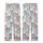 Cat Enthusiasts' Hand-Drawn Pastel Cartoon Cats Seamless Pattern with Bold Black Outlines Kid Satin Pajamas Set - 3