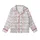 Cat Lovers' Whimsical Cartoon Cats All-Over Pastel Pink Grey Peach Pattern Kid Satin Pajamas Set - 2