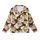 Whimsical Style Fans' Adorable Cream Brown Owl Face Seamless Pattern Plush Flat Cartoon Style Kid Satin Pajamas Set - 2