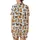 Cat Lovers' Whimsical Hand-Drawn Cartoon Cats Seamless Pattern: Ginger Orange, Caramel, Grey on Bright White Satin Short-Sleeve Pajamas Set - 3