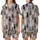 Cat Lovers' Artistic Feline Friends From Behind Repeat Pattern Muted Lavender-Grey Multi-Tone Furs Satin Short-Sleeve Pajamas Set - 1