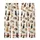 Cat Lovers' Creamy White Seamless Pattern with Diverse Illustrative Brown Gray Ginger Calico Tortoiseshell Cats Kid Satin Pajamas Set - 3