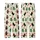 Cat Lovers' Whimsical Christmas Black Cats Pattern, Light Cream Festive Illustration, Red Green Yellow Kid Satin Pajamas Set - 3