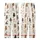 Cat Lovers' Seamless Illustrative Cats Pattern Warm Brown Tan Grey Black White Calico Tortoiseshell Bow Ties Cream Kid Satin Pajamas Set - 3