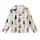 Cat Lovers' Seamless Illustrative Cats Pattern Warm Brown Tan Grey Black White Calico Tortoiseshell Bow Ties Cream Kid Satin Pajamas Set - 2