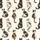 Cat Lovers' Seamless Illustrative Cats Pattern Warm Brown Tan Grey Black White Calico Tortoiseshell Bow Ties Cream Kid Satin Pajamas Set - 4