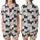 Cat Lovers' Whimsical Black White Gray Pink Cartoon Cat Faces Curious Smiling Sleepy Pattern Satin Short-Sleeve Pajamas Set - 1