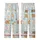 Cat Lovers' Whimsical Pastel Blue Feline Teacup & Succulent Repeat Pattern Kid Satin Pajamas Set - 3