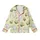 Cat Lovers' Whimsical Hand-Drawn White Chubby Cartoon Cats Pastel Yellow Seamless Pattern with Pink Tulips & Hearts Kid Satin Pajamas Set - 2