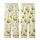 Cat Lovers' Whimsical Hand-Drawn White Chubby Cartoon Cats Pastel Yellow Seamless Pattern with Pink Tulips & Hearts Kid Satin Pajamas Set - 3