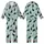 Cat Lovers' Whimsical Dreamy Light Teal Scattered Black Cat Pale Pink Butterfly Heart Star Pattern Kid Satin Pajamas Set - 1
