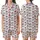 Women's Cute Simplified Cartoon Cow All-Over Pattern Pink Bows Lucky Black Text White Background Satin Short-Sleeve Pajamas Set - 1