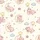 Kawaii Aesthetic Lovers Seamless Pastel Pink Bear Dreamland Pattern with Stars, Moons & Hot Cocoa on Creamy Off-White Kid Satin Pajamas Set - 4