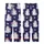 Cat Lovers' Dreamy Whimsical White Cats Teal Eyes Pink Flower Crowns Indigo Cherry Blossom Pattern Kid Satin Pajamas Set - 3