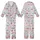 Kawaii Cat Lovers' Seamless Pastel Pink Teal Blue White Cartoon Cat Faces Pattern with Bows, Hearts, & Sunglasses Kid Satin Pajamas Set - 1