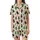 Cat Lovers' Whimsical Christmas Black Cats Pattern, Light Cream Festive Illustration, Red Green Yellow Satin Short-Sleeve Pajamas Set - 2