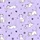 Cat Lovers' Whimsical Flat White Cartoon Cats, Black Paw Prints & Yarn Balls on Light Lavender Pattern Kid Satin Pajamas Set - 4