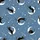 Cat Lovers' Whimsical Muted Blue Black Cat Playful Starry Moon Seamless Pattern Satin Short-Sleeve Pajamas Set - 4