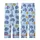 Cat Lovers' Whimsical Cartoon Periwinkle Indigo Napping Cats & Bright Yellow Suns Sky Blue Seamless Pattern Kid Satin Pajamas Set - 3