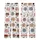 Cat Lovers' Kawaii Cat Faces All-Over Print: Pink, Beige, Grey Cats with Bow Ties, Heart Sunglasses Kid Satin Pajamas Set - 3