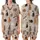 Cat Lovers' Whimsical Painterly Cat Pattern with Diverse Calico Tabby Tuxedo Felines on Soft Beige-Pink Satin Short-Sleeve Pajamas Set - 1