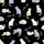 Cat Lovers' Seamless Black Playful Cartoon Cats Beige Blue-Grey Flat Art Whimsical 'Cute Cat' Pattern Kid Satin Pajamas Set - 4