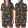Cat Lovers' Whimsical Flat Cartoon Kittens Festive Christmas Santa Hats Snowflakes Dark Grey Pattern Satin Short-Sleeve Pajamas Set - 1
