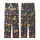 Cat Lovers' Whimsical Flat Cartoon Kittens Festive Christmas Santa Hats Snowflakes Dark Grey Pattern Kid Satin Pajamas Set - 3