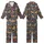 Cat Lovers' Whimsical Flat Cartoon Kittens Festive Christmas Santa Hats Snowflakes Dark Grey Pattern Kid Satin Pajamas Set - 1