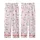Cat Lovers' Adorable Plump Pastel Pink Cartoon Cats Strawberry Bow Pattern Kid Satin Pajamas Set - 3