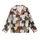 Cat Lovers' Whimsical Seamless Diverse Cat Faces Pattern Deep Charcoal Grey White Black Ginger Felines Kid Satin Pajamas Set - 2