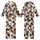 Cat Lovers' Whimsical Seamless Diverse Cat Faces Pattern Deep Charcoal Grey White Black Ginger Felines Kid Satin Pajamas Set - 1