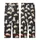 Cat Lovers' Charcoal Black Playful Sleepy Cartoon Cat Pattern Pale Off-White & Beige Kittens White 'cute cat' Text Kid Satin Pajamas Set - 3