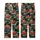 Cat & Ramen Lovers' Vintage Japanese Black Cat Red Ramen Ukiyo-e Teal Wave Pattern Kid Satin Pajamas Set - 3