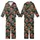 Cat & Ramen Lovers' Vintage Japanese Black Cat Red Ramen Ukiyo-e Teal Wave Pattern Kid Satin Pajamas Set - 1