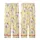 Cat Lovers' Kawaii Calico Cat Boba Tea Pastel Yellow Polka Dot Pattern with Taupe Paw Prints Light Orange Hearts Kid Satin Pajamas Set - 3