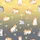 Cat Lovers' Adorable Illustrative Baby Kittens Ginger Grey White Playful Poses Yellow Orange Dreamy Circles Satin Short-Sleeve Pajamas Set - 4