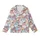 Kawaii Cat Lovers' Seamless Pastel Pink Blue Peach Lavender Cartoon Cats Pattern with Whimsical Yarn Balls Bows Kid Satin Pajamas Set - 2