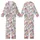 Kawaii Cat Lovers' Seamless Pastel Pink Blue Peach Lavender Cartoon Cats Pattern with Whimsical Yarn Balls Bows Kid Satin Pajamas Set - 1