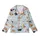 Cat Lovers' Whimsical Illustrative Cat Pattern, Powder Blue, Ginger Tabby Mixed Cats, Pastel Pink Teal Accents Kid Satin Pajamas Set - 2