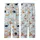 Cat Lovers' Whimsical Illustrative Cat Pattern, Powder Blue, Ginger Tabby Mixed Cats, Pastel Pink Teal Accents Kid Satin Pajamas Set - 3