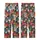 Animal Lovers' All-Over Whimsical Winter Cats Foxes Owls Colorful Knitted Beanie Pattern Kid Satin Pajamas Set - 3