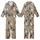 Cat Lovers' Illustrative Semi-Realistic Scattered Domestic Cat Natural Fur Greige-Taupe Pattern Kid Satin Pajamas Set - 1
