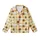 Nature Lovers' Whimsical Orange Yellow Gingham Sunflowers Pastel Green Stems Tiny Yellow Stars Kid Satin Pajamas Set - 2