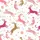 Whimsical Style Lovers' Stylized Jungle Creatures Repeat Pattern with Pastel Pink Magenta Camel Brown Gold & Dark Brown Line Art Kid Satin Pajamas Set - 4